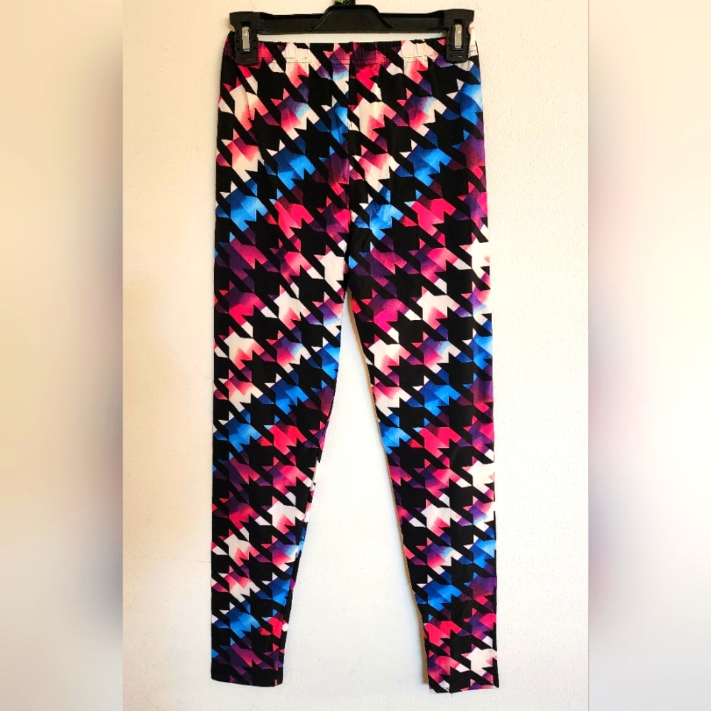New Mix Leggings - One Size-Multi Color design - Polyester / Spandex Blend   NWT